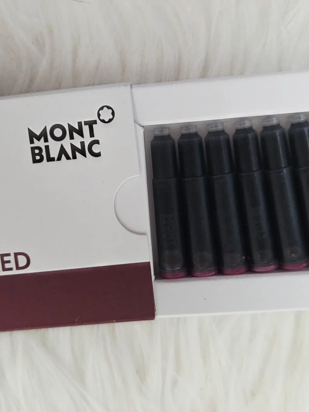 Montblanc Burgundy Red Ink Cartridges